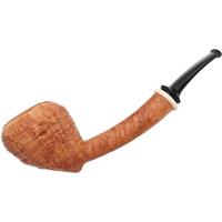 J. Mouton Sandblasted Acorn with Fossilized Walrus Tusk