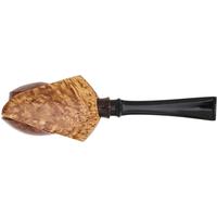 Brighton James Smooth Pierced Coma Fugu with Masur Birch and Horn