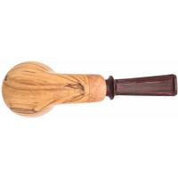 Austin Quinlan Smooth Olivewood Bent Apple with Briar