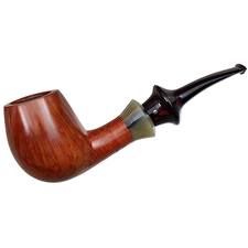 Danish Estates Kai Nielsen Smooth Bent Billiard with Horn (Jewel of Denmark) (D) (9mm) (Unsmoked)