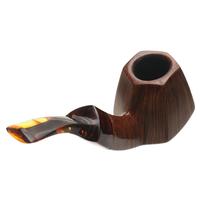 Danish Estates Tao and Ilsted Smooth Bent Apple with Silver (9mm)  (Unsmoked)