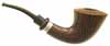 Danish Estates Tom Eltang Bent Dublin with Silver Band (Sun) (Unsmoked)