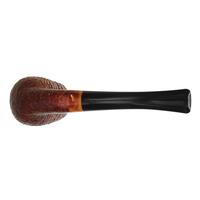 Danish Estates Jorn Larsen Sandblasted Bent Billiard (Unsmoked)