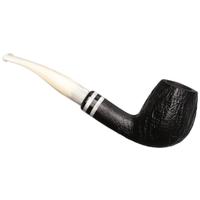 Danish Estates Stanwell Black and White Sandblasted (407) (post-2010) (Unsmoked)
