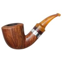 Danish Estates Tao Smooth Bent Dublin with Silver (E) (9mm)