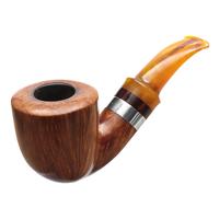 Danish Estates Tao Smooth Bent Dublin with Silver (E) (9mm)