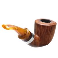Danish Estates Tao Smooth Bent Dublin with Silver (E) (9mm)