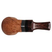 Danish Estates Tao Smooth Natural Bent Bulldog with Silver (Unsmoked)