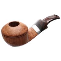 Danish Estates Tao Smooth Natural Bent Bulldog with Silver (Unsmoked)