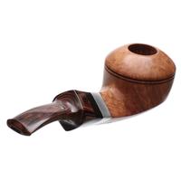 Danish Estates Tao Smooth Natural Bent Bulldog with Silver (Unsmoked)