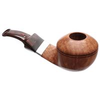 Danish Estates Tao Smooth Natural Bent Bulldog with Silver (Unsmoked)