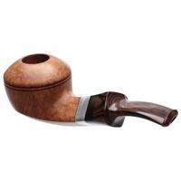 Danish Estates Tao Smooth Natural Bent Bulldog with Silver (Unsmoked)
