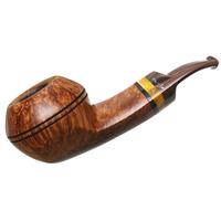Danish Estates: Tao Smooth Bent Apple with Silver (D) Tobacco Pipe