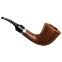 Danish Estates Stanwell Smooth Bent Dublin with Silver (125) (9mm) (1970s-1990s)