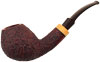 Danish Estates Jorn Larsen Rusticated Bent Apple with Boxwood Ferrule