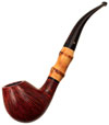 Danish Estates Kai Nielsen Straight Grain Bent Egg with Bamboo (Unsmoked)