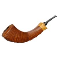Danish Estates Former Freehand Smooth Horn with Masur Birch (Unsmoked)