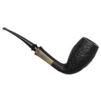 Danish Estates Tom Eltang Sandblast Stacked Cutty with Horn (Saturn)