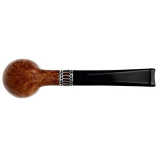 English Estates Northern Briars Premier Billiard with Engine Turned Silver Band (4) (2016) (Unsmoked)