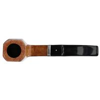 English Estates Dunhill Root Briar Paneled Bent Billiard with 6mm Silver Band (DR) (*) (2008) (Unsmoked)