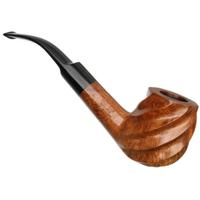 English Estates James Upshall Smooth Fluted Bent Billiard (Special 1989) (HC) (Unsmoked)