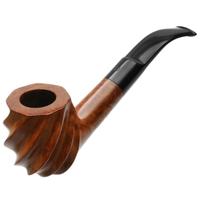 English Estates James Upshall Smooth Fluted Bent Billiard (Special 1989) (HC) (Unsmoked)