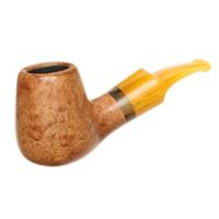 English Estates LCS Briars Smooth Bent Brandy with Horn (**) (22) (9mm) (Unsmoked)
