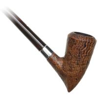 English Estates Dunhill County Quaint Pickaxe Churchwarden with Silver (4)