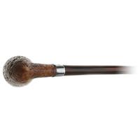 English Estates Dunhill County Quaint Pickaxe Churchwarden with Silver (4)