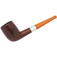 English Estates PBH Smooth Billiard with Silver and Amber (1903)