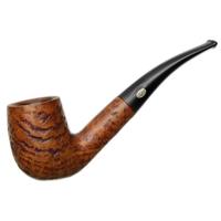 English Estates GBD Granitan Sandblasted Bent Billiard (867) (pre-1980)