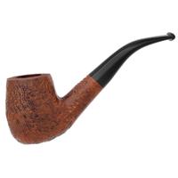 English Estates Michel Deluxe Sandblasted Bent Billiard (Unsmoked)