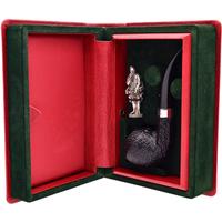 English Estates Dunhill Shell Briar Christmas 2006 with Silver 'Scrooge and Jacob Marley's Ghost'  (201/300) (5108) (with Case and Silver Tamper) (Unsmoked)