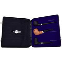 English Estates Dunhill 'Morning, Midday, and Evening' Three Pipe Set (with Ventage Case) (Unsmoked)