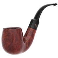 English Estates GBD Ebony Smooth Bent Billiard (9456) (pre-1980)