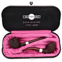 English Estates Dunhill Jane Austen Two Pipe Set Cumberland/Chestnut (40/55) (with Ventage Case) (Unsmoked)