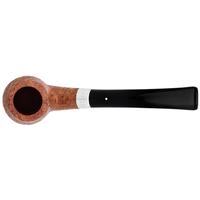 English Estates Dunhill Zeppelin Tanshell Quaint Bent Billiard with Silver (4) (16/16) (2025) (with Case and Silver Tamper) (Unsmoked)