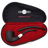 English Estates Dunhill SPC Limited Edition 2023 Shell Briar with Silver (4114) (4/10) (with Ventage Case and Extra Stem) (2023)