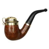 French Estates Unknown Bruyere Smooth Bent Billiard with Cap (6165)