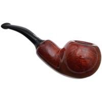 French Estates Chacom Brown Smooth Bent Apple Reverse Calabash (Unsmoked)