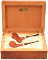 Irish Estates Peterson Hand-Made Golf Club Set with 9kt Gold Bands and Display Case (Unsmoked)