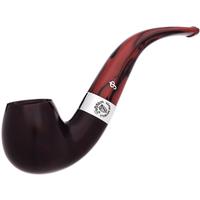 Irish Estates Peterson Irish Seconds Smooth Bent Billiard with Silver (2) (Fishtail) (Unsmoked)