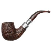 Irish Estates Peterson Sandblasted Bent Billiard with Silver Spigot (Fishtail) (2008)