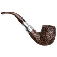 Irish Estates Peterson Sandblasted Bent Billiard with Silver Spigot (Fishtail) (2008)