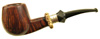 German Estates Hartmann Design Bent Billiard with Antler and Silver (A)