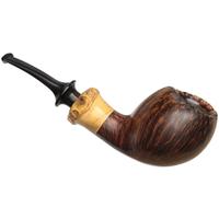 German Estates Frank Axmacher Smooth Freehand Pot with Bamboo (2014)