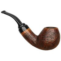 German Estates Pipe Art 2000 Sandblasted Bent Brandy