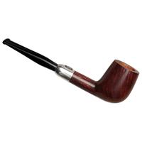 Italian Estates Savinelli 140th Anniversary Smooth Billiard with Silver (Unsmoked)