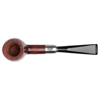Italian Estates Savinelli 140th Anniversary Smooth Billiard with Silver (Unsmoked)