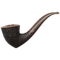 Italian Estates Becker Partially Sandblasted Bent Dublin (Four Clubs) (2016) (Unsmoked)